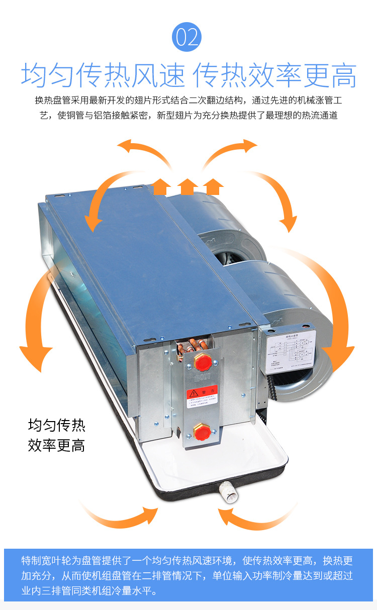 金光卧式暗装风机盘管厂家